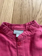Vorschaubild 4 von Kinder Freizeithemd Rosa Gr. 116 Casual Leinen Langarm