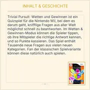 Vorschaubild 3 von Trivial Pursuit Wetten & Gewinnen Wii Quizspiel Allgemeinwissen