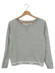 Vorschaubild 1 von Pullover Damen Grau Gr. 32/XS Casual Streetwear Sweatshirt