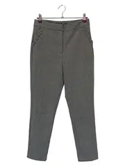Vorschaubild 1 von Damen Stoffhose XS Grau Kariert Business Elegant Hose