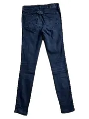 Vorschaubild 2 von Damen Jeans Skinny W25 Dunkelblau Stretch Denim Hose