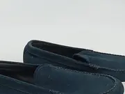 Vorschaubild 2 von Herren Slipper Loafer Wildleder Blau Gr. 43 Slip-On