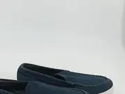 Vorschaubild 3 von Herren Slipper Loafer Wildleder Blau Gr. 43 Slip-On