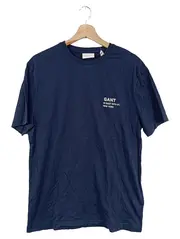Vorschaubild 1 von Herren T-Shirt Basic Blau Gr. M Baumwolle Kurzarm