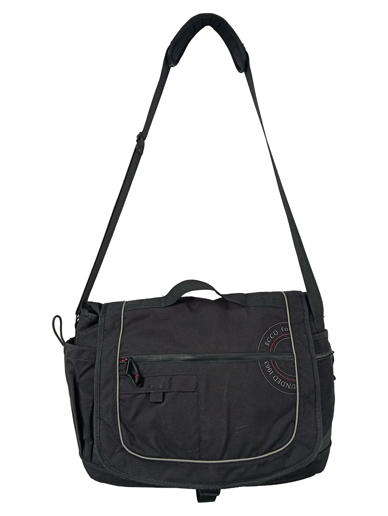 ECCO Herren Aktentasche Business Messenger Bag Schwarz Polyester