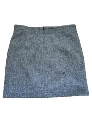 Vorschaubild 5 von Damen Bleistiftrock Gr. 38 Grau Wolle Minirock Reißverschluss