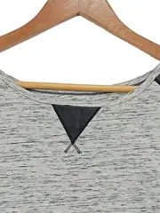 Vorschaubild 2 von Damen Langarmshirt Sportshirt Grau Meliert XS Casual