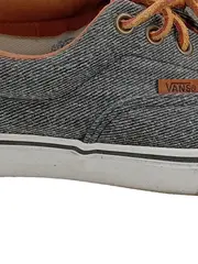 Vorschaubild 3 von Sneaker Low Damen Grau Gr. 38 Melierte Textil Schnürung Casual