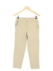 Vorschaubild 1 von Damen Stoffhose Beige Gr. 36/S Casual Baumwolle Chino Hose