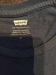 Vorschaubild 3 von Herren T-Shirt Blau Gr. M Casual Logo-Print