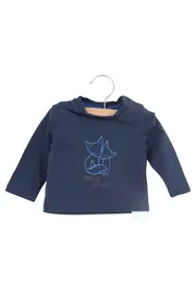 Vorschaubild 1 von Kinder Langarmshirt Gr. 50 Blau Fuchs Mama ist die Beste Casual