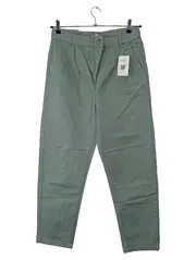 Vorschaubild 1 von Stoffhose Damen Gr. 38 Grün Chino Baumwolle Casual