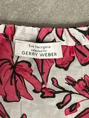 Vorschaubild 4 von Damen Bluse Pink Blumenmuster Gr. 44 XXL Langarm