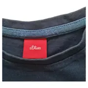 Vorschaubild 2 von Kinder T-Shirt Blau Grafik Schriftzug Gr. 104 Kurzarm Baumwolle