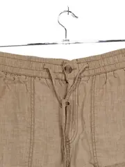 Vorschaubild 2 von Damen Leinenhose Stoffhose Gr. 36 Beige Casual