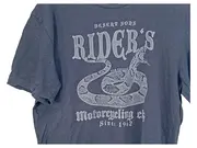 Vorschaubild 4 von Herren T-Shirt Rider's Motorcycling Club Blau Gr. 50/L
