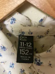 Vorschaubild 7 von Mädchen Bluse Langarm Blumenmuster Rüschen Baumwolle Gr. 152