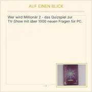 Vorschaubild 2 von Wer wird Millionär 2. Edition PC CD-ROM Quizspiel