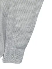 Vorschaubild 3 von Herren Business Hemd L Weiß Klassisch Slim Fit