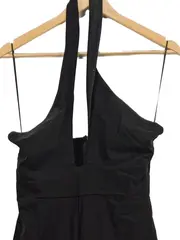 Vorschaubild 3 von Damen Jumpsuit Gr. 42/XL Schwarz Elegant Halterneck