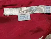 Vorschaubild 3 von Damen Etuikleid Gr. 34 Rot Blumenmuster Elegant Vintage