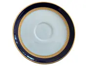 Vorschaubild 1 von Tasse Untertasse Klassisch Blau Geometrisch Porzellan Festlich