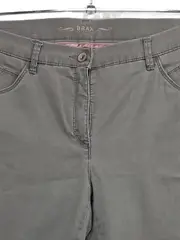 Vorschaubild 3 von Feel Good Damen Jeans Regular Fit Gr. 40 Grau Baumwolle