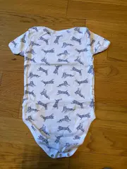 Vorschaubild 2 von Baby Body Gr. 86 weiß Tiermotive Baumwolle