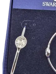 Vorschaubild 2 von Ohrringe Damen Silber Edelstahl Creolen Elegant Festlich 4.7cm