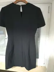 Vorschaubild 6 von Etuikleid Damen M/38 Schwarz Cut-Out Reißverschluss Elegant