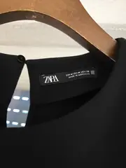 Vorschaubild 5 von Etuikleid Damen M/38 Schwarz Cut-Out Reißverschluss Elegant