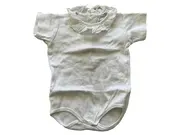 Vorschaubild 1 von Baby Body weiß Gr. 80 Rüschen Baumwolle