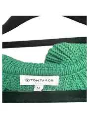 Vorschaubild 7 von Damen Pullover Gr. 38/M Grün Rippstrick Casual Baumwolle