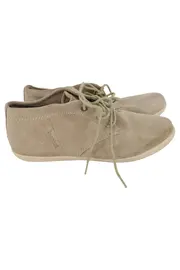 Vorschaubild 1 von Herren Schnürschuhe Gr. 39 Beige Casual Wildleder Halbschuhe