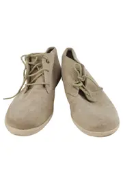Vorschaubild 2 von Herren Schnürschuhe Gr. 39 Beige Casual Wildleder Halbschuhe