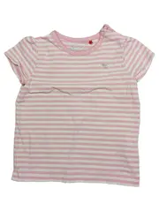 Vorschaubild 1 von Kinder T-Shirt Rosa Gestreift Kurzarm Baumwolle Gr. 56 Casual