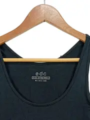 Vorschaubild 2 von EDC Damen Top Gr. 36/S Schwarz Basic Tanktop Freizeit