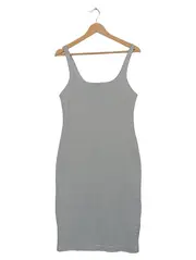 Vorschaubild 1 von Gestreiftes Träger Sommerkleid Midikleid Weiß Gr. XL