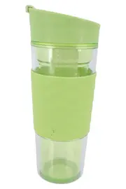 Vorschaubild 1 von To Go Becher Grün Kunststoff Silikon Reisebecher Trinkbecher