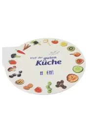 Vorschaubild 1 von Servierteller Weiß Küche Motiv 27 cm Modern Keramik