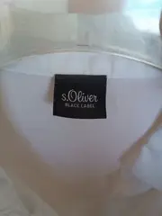 Vorschaubild 4 von Damen Hemdbluse Gr. 38 M Kurzarm Weiß Basic Büro