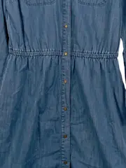 Vorschaubild 4 von Damen Jeanskleid Casual Blau Gr. 38/M Baumwolle Lyocell