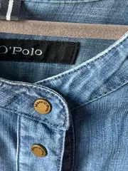 Vorschaubild 7 von Damen Jeanskleid Casual Blau Gr. 38/M Baumwolle Lyocell