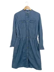 Vorschaubild 1 von Damen Jeanskleid Casual Blau Gr. 38/M Baumwolle Lyocell