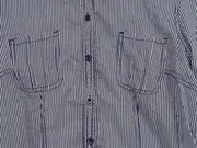 Vorschaubild 3 von EDC Damen Hemdbluse L Gestreift Mehrfarbig Baumwolle Langarm Casual