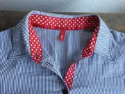 Vorschaubild 4 von EDC Damen Hemdbluse L Gestreift Mehrfarbig Baumwolle Langarm Casual