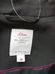 Vorschaubild 3 von Damen Blazer Gr. 38 Schwarz Business Klassisch Elegant Sakko