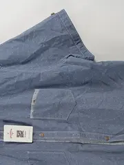 Vorschaubild 5 von Herren Freizeithemd Kurzarm Blau Gr. 54 XXL Baumwolle