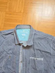 Vorschaubild 8 von Herren Freizeithemd Kurzarm Blau Gr. 54 XXL Baumwolle