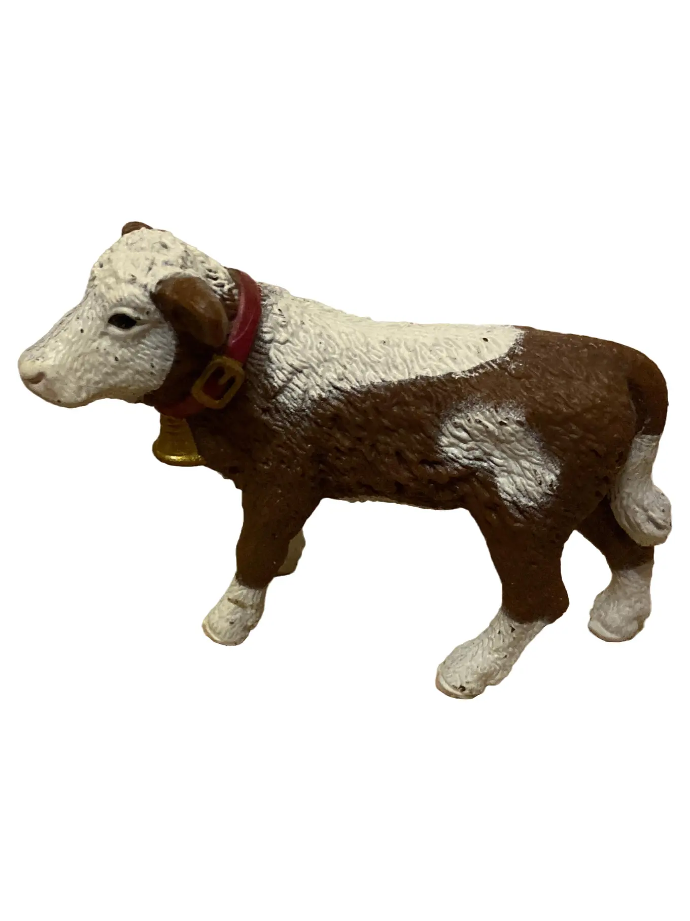 SCHLEICH Kuh mit Glocke Spielfigur Bauernhof Tier Spielzeug Mehrfarbig 10cm